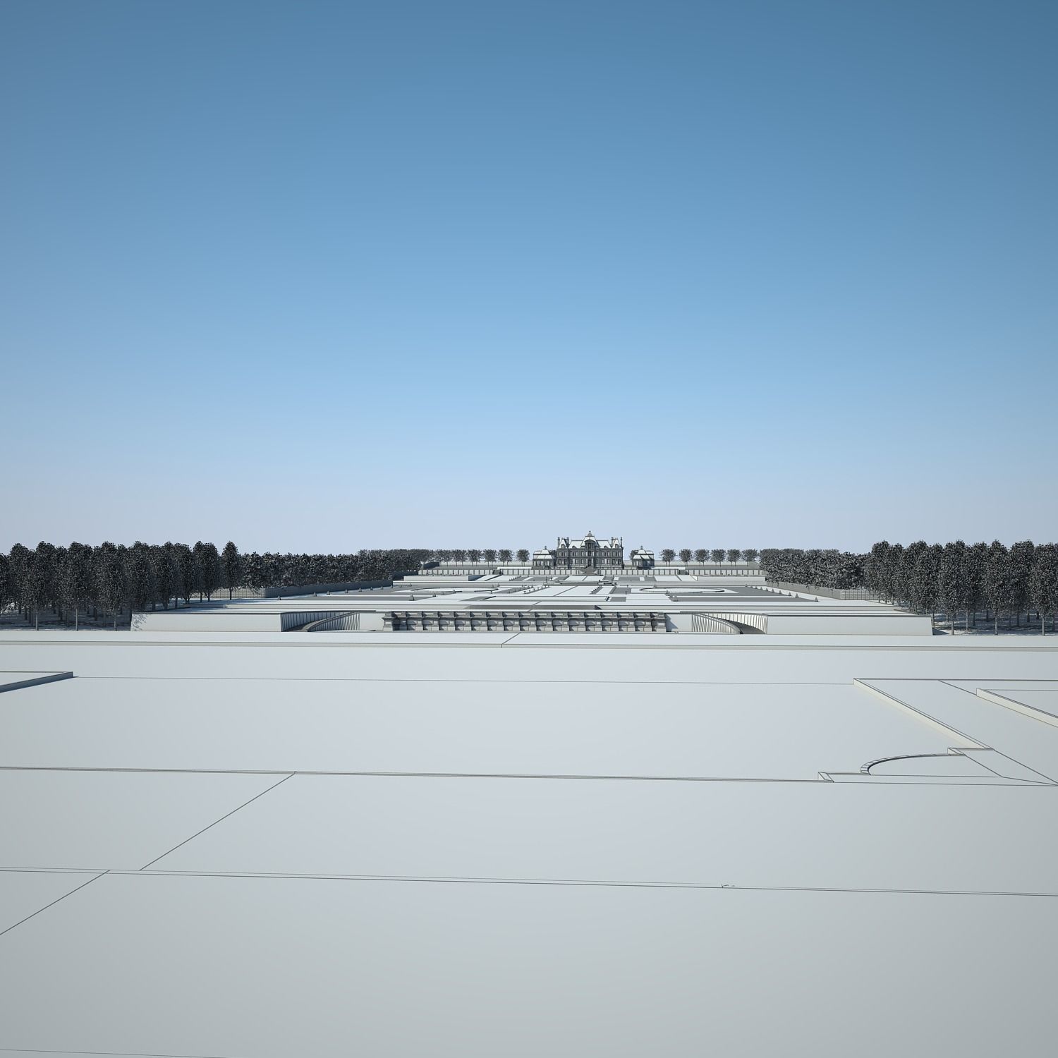 Chateau and Garden 3D model_84