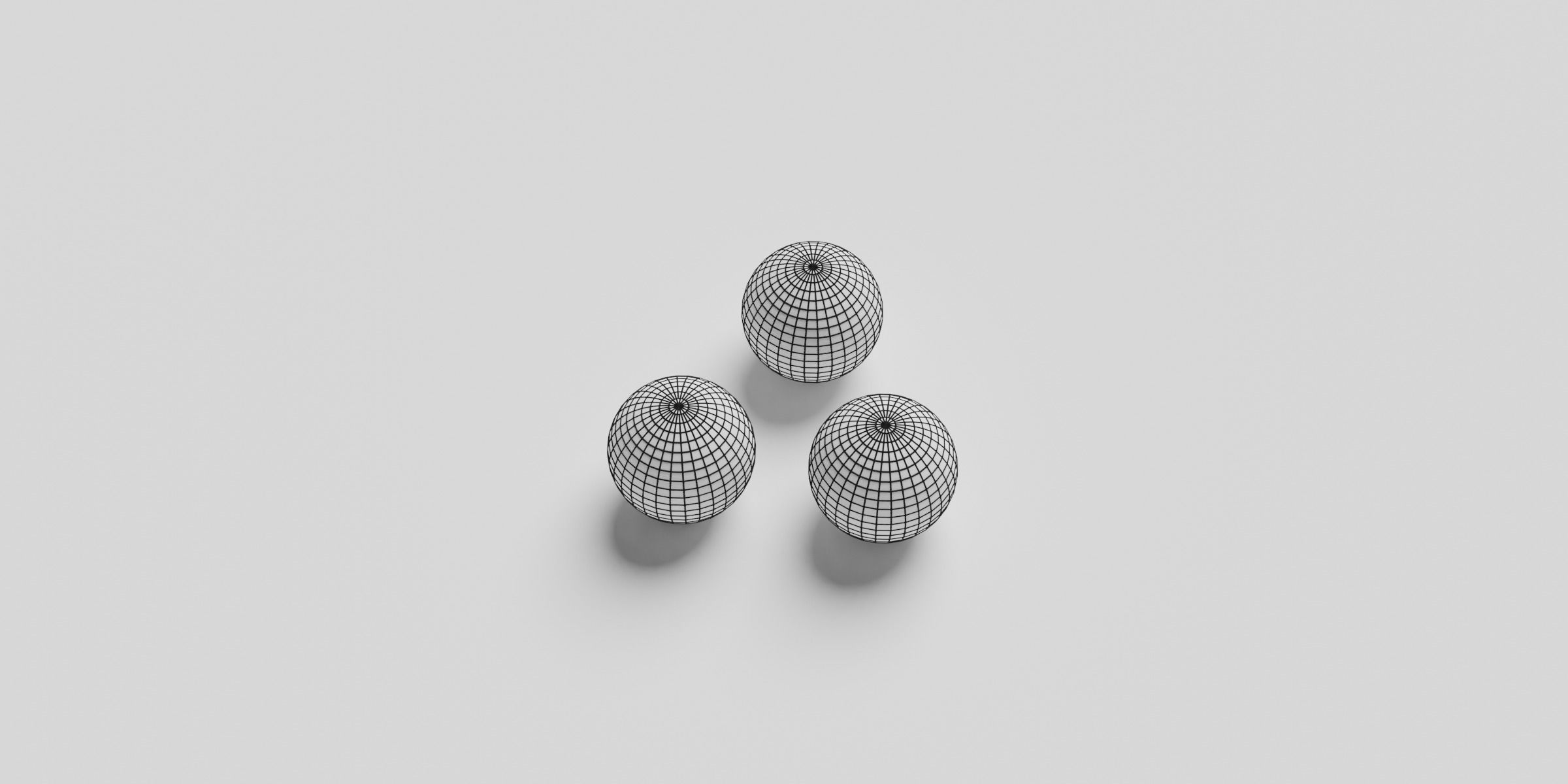 Table Tennis Set Low-poly 3D model_8