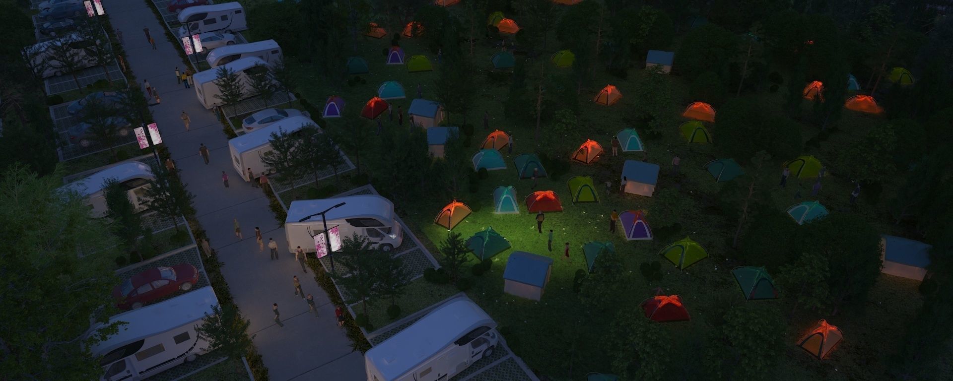 camping 3D model MAX