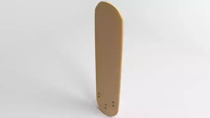 Longboard Surfboard 3D model