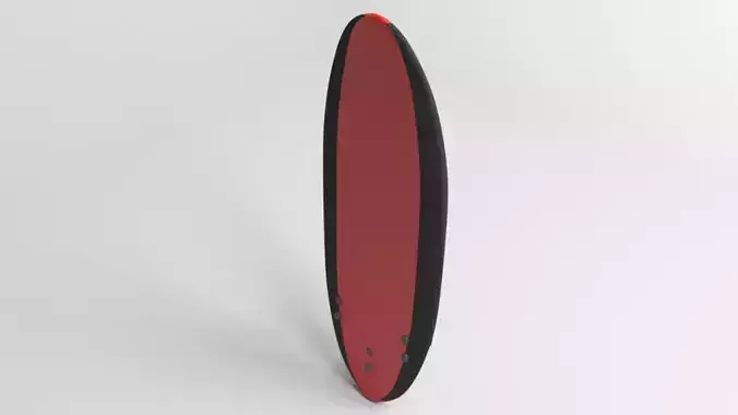Malibu Surfboard 3D model