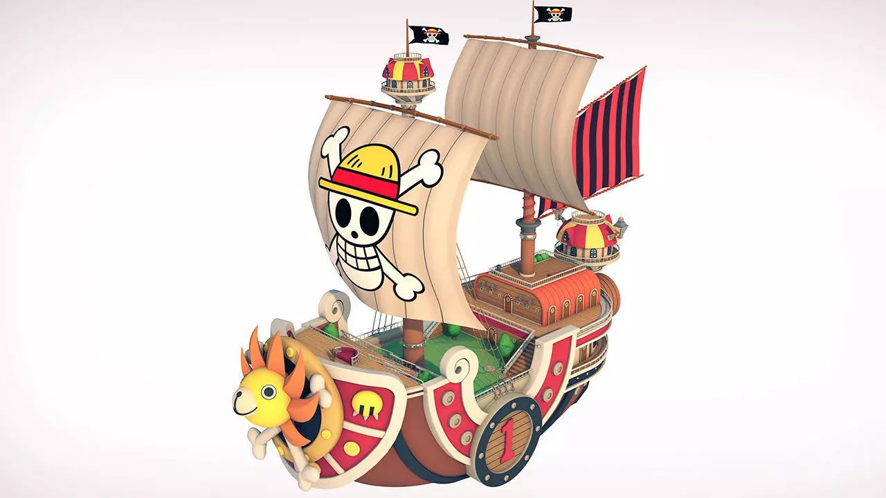 3D Thousand Sunny - by DSZarts 3D model