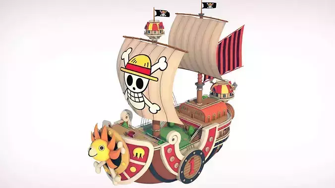 3D Thousand Sunny - by DSZarts