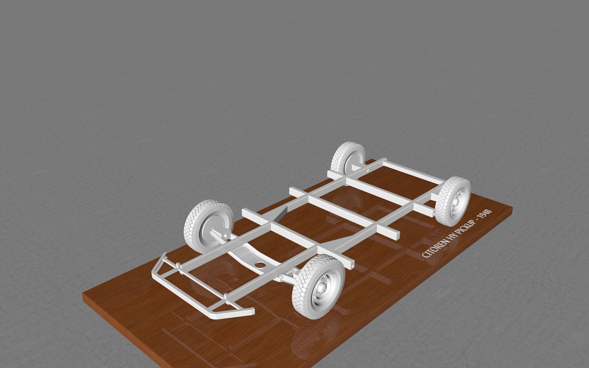 CITROEN HY PICKUP 1948 3D print model_2