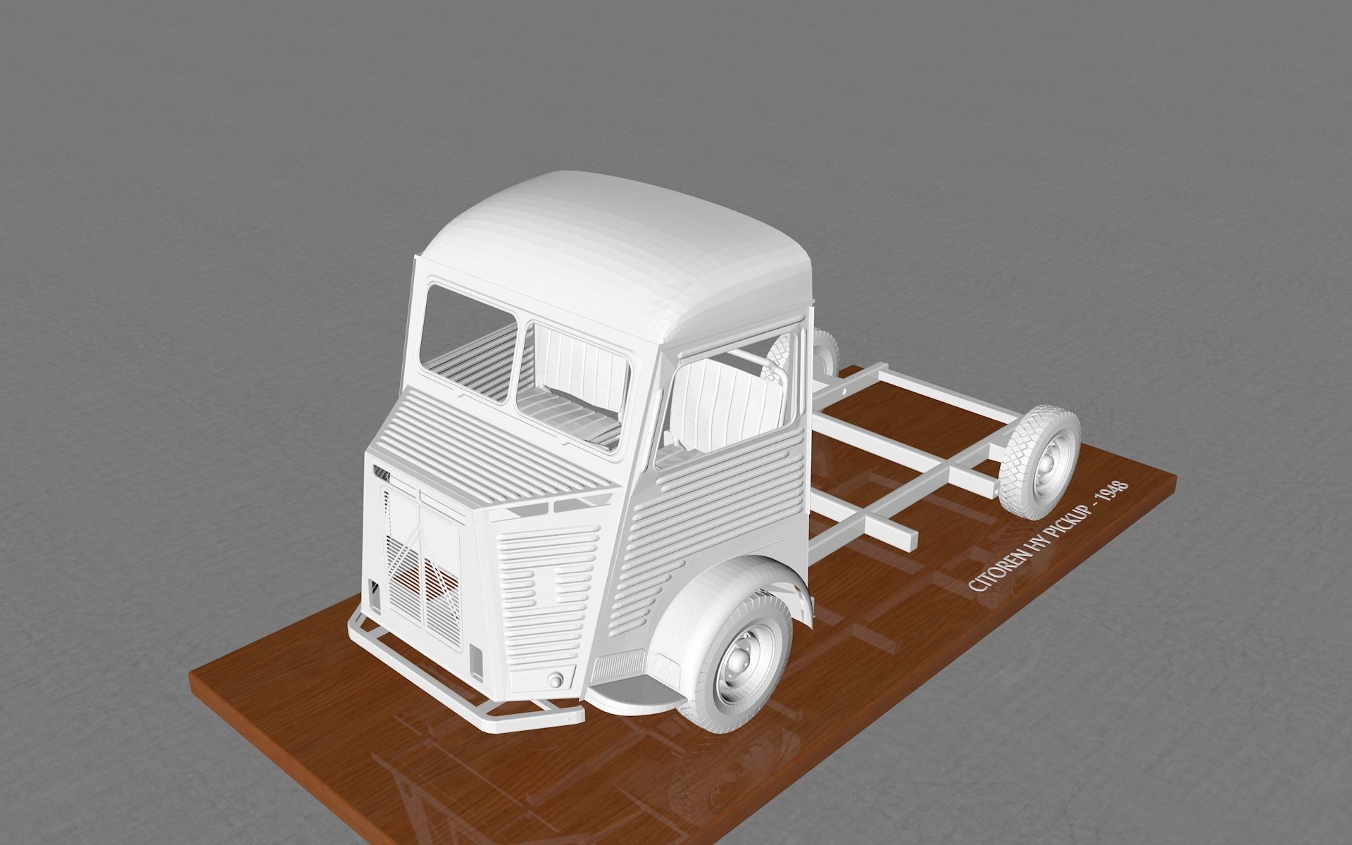 CITROEN HY PICKUP 1948 3D print model_6