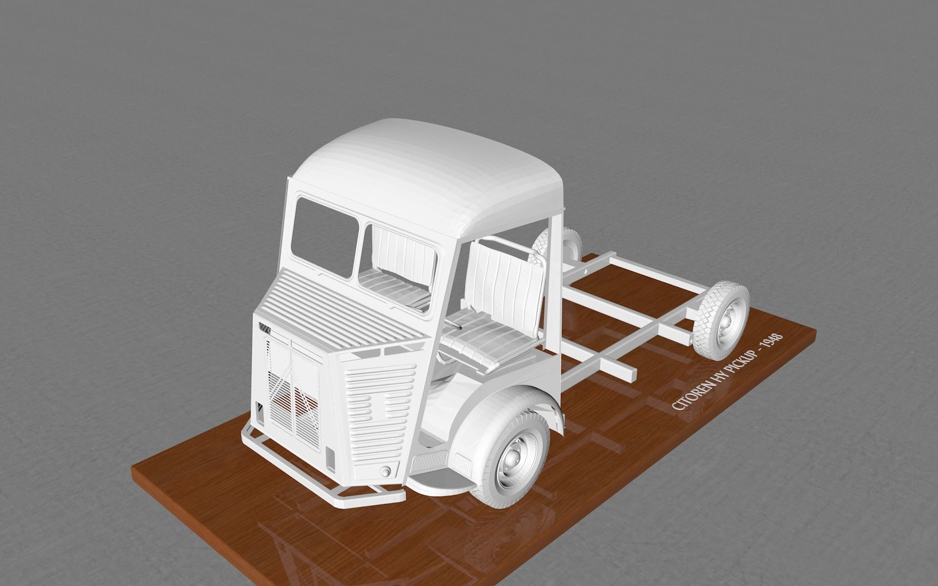 CITROEN HY PICKUP 1948 3D print model_5
