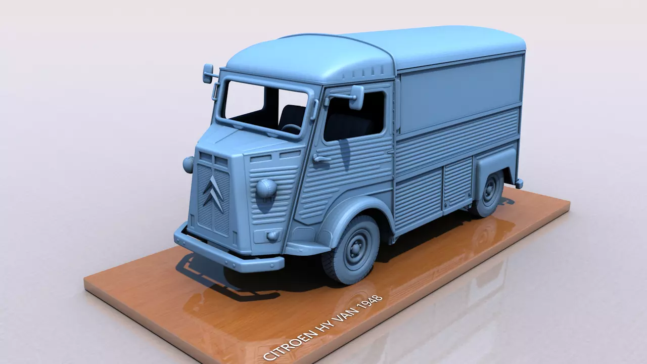 CITROEN HY VAN 1948 3D print model_0