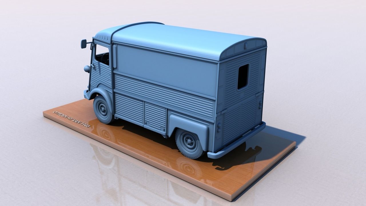CITROEN HY VAN 1948 3D print model_3