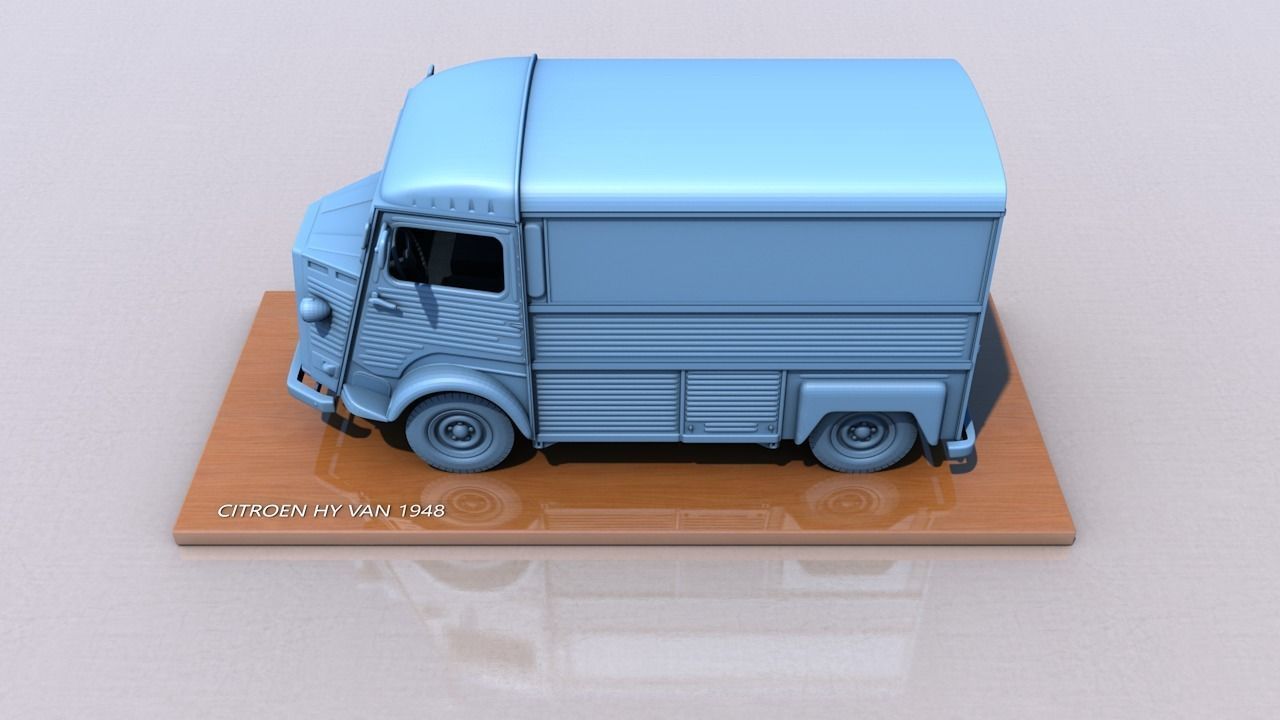 CITROEN HY VAN 1948 3D print model_2