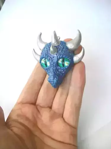Fantastic dragon head