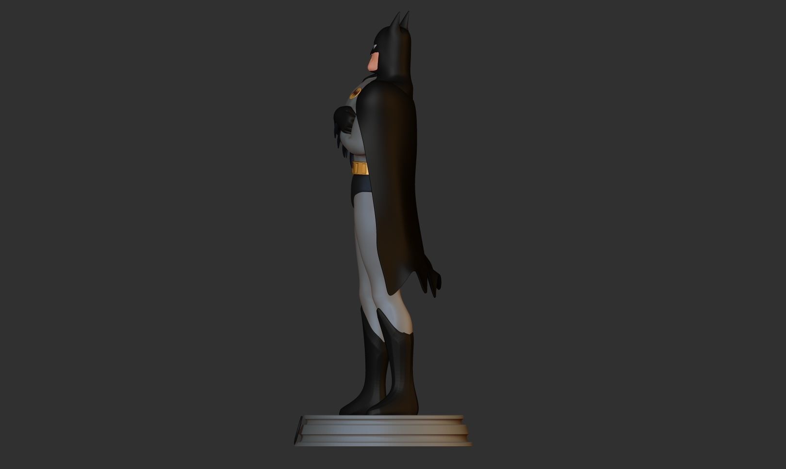 Batman - stylized 3D print model_11