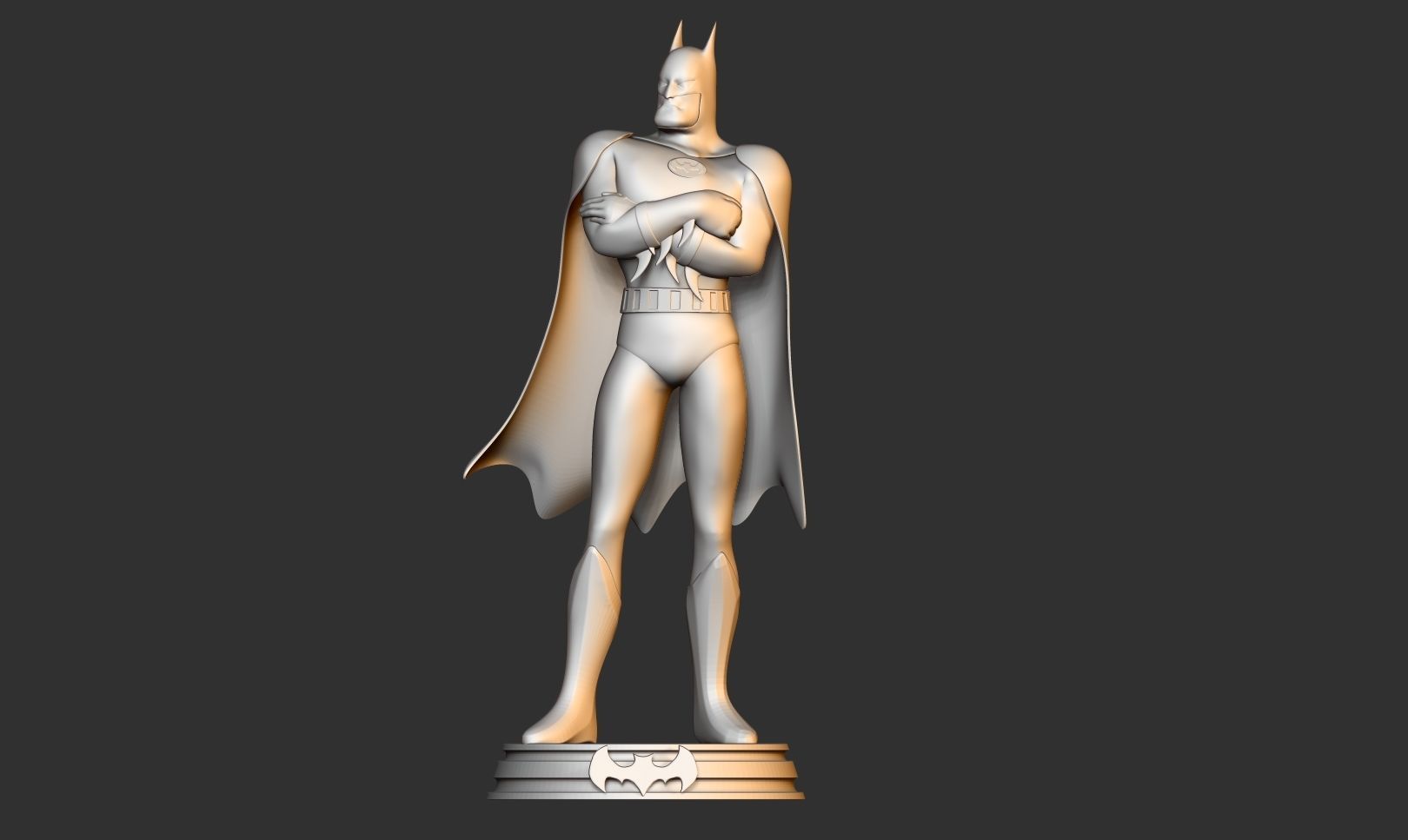 Batman - stylized 3D print model_10