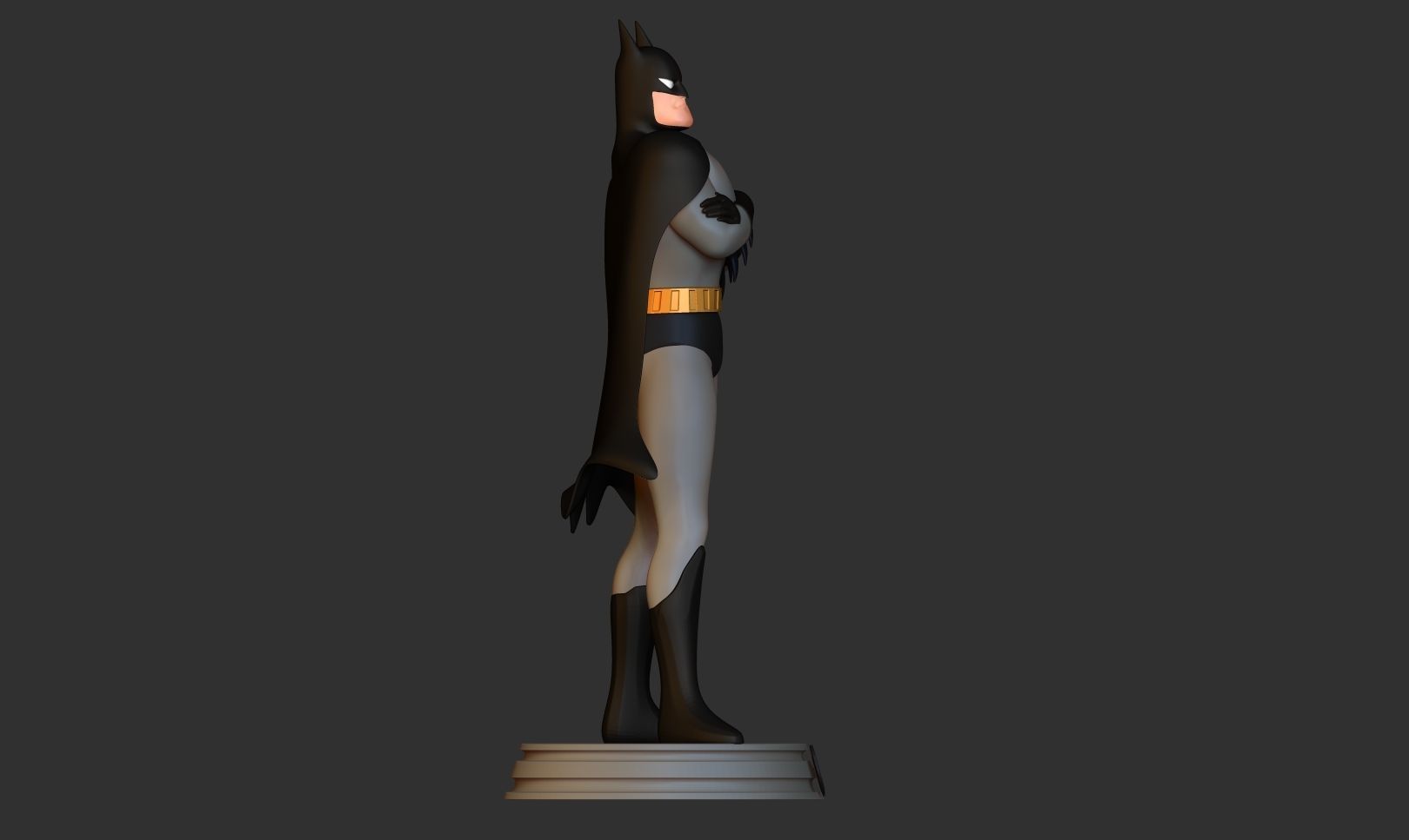 Batman - stylized 3D print model_13