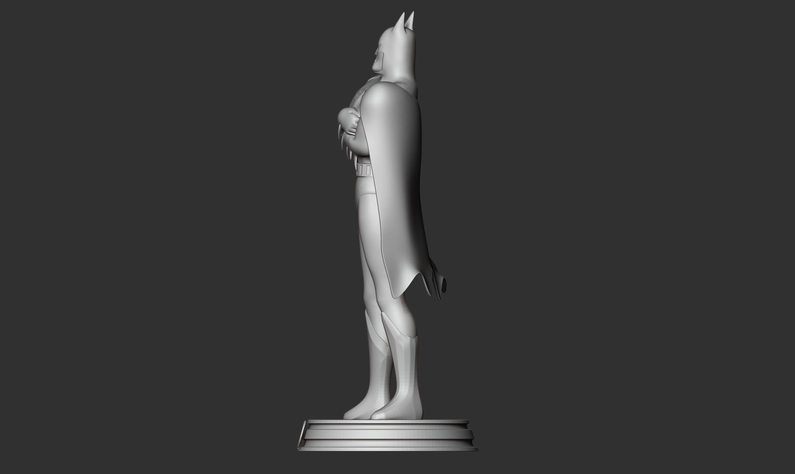 Batman - stylized 3D print model_12