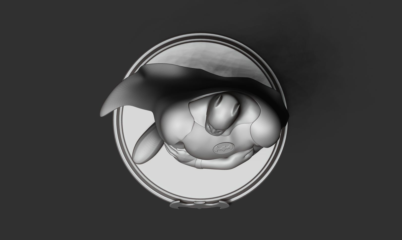 Batman - stylized 3D print model_15