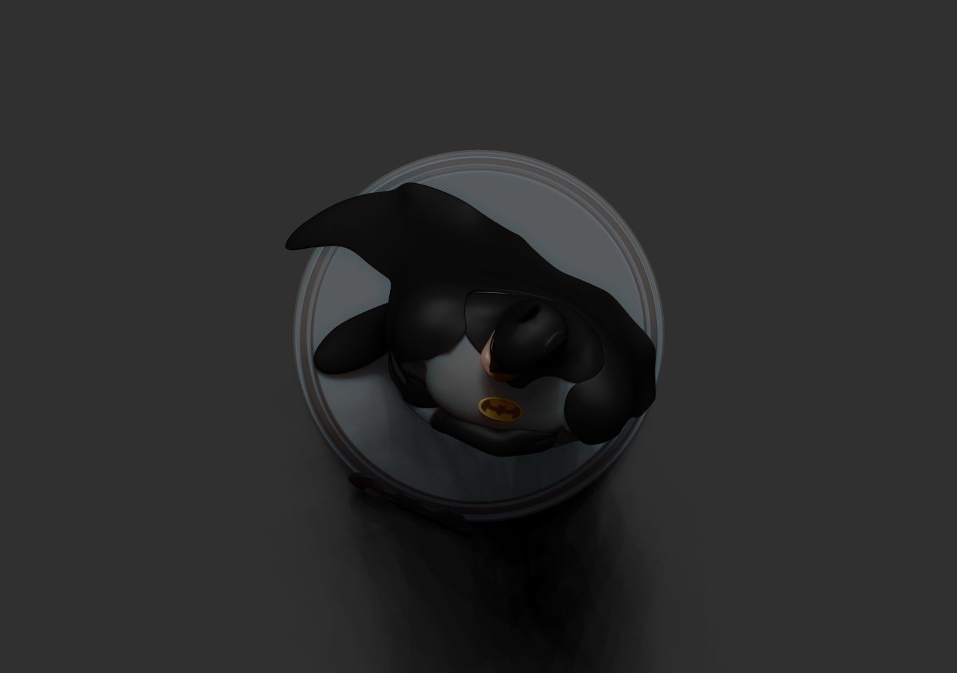 Batman - stylized 3D print model_16