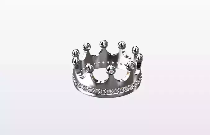 crown  wedding ring