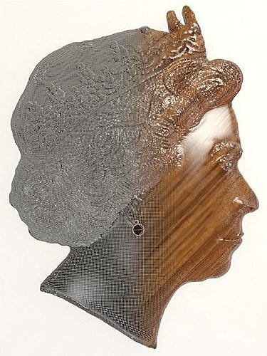 Emboss Elizabeth II 3D model