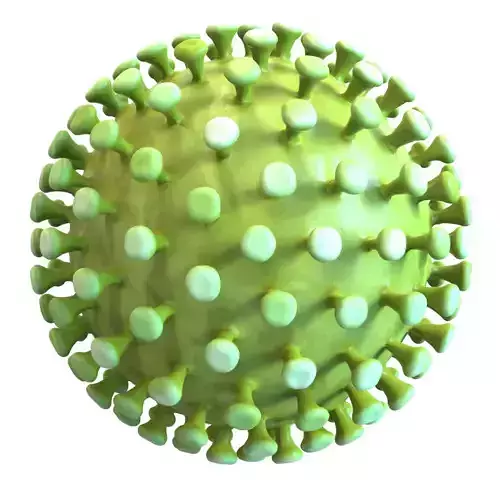 Coronavirus ball 3D model