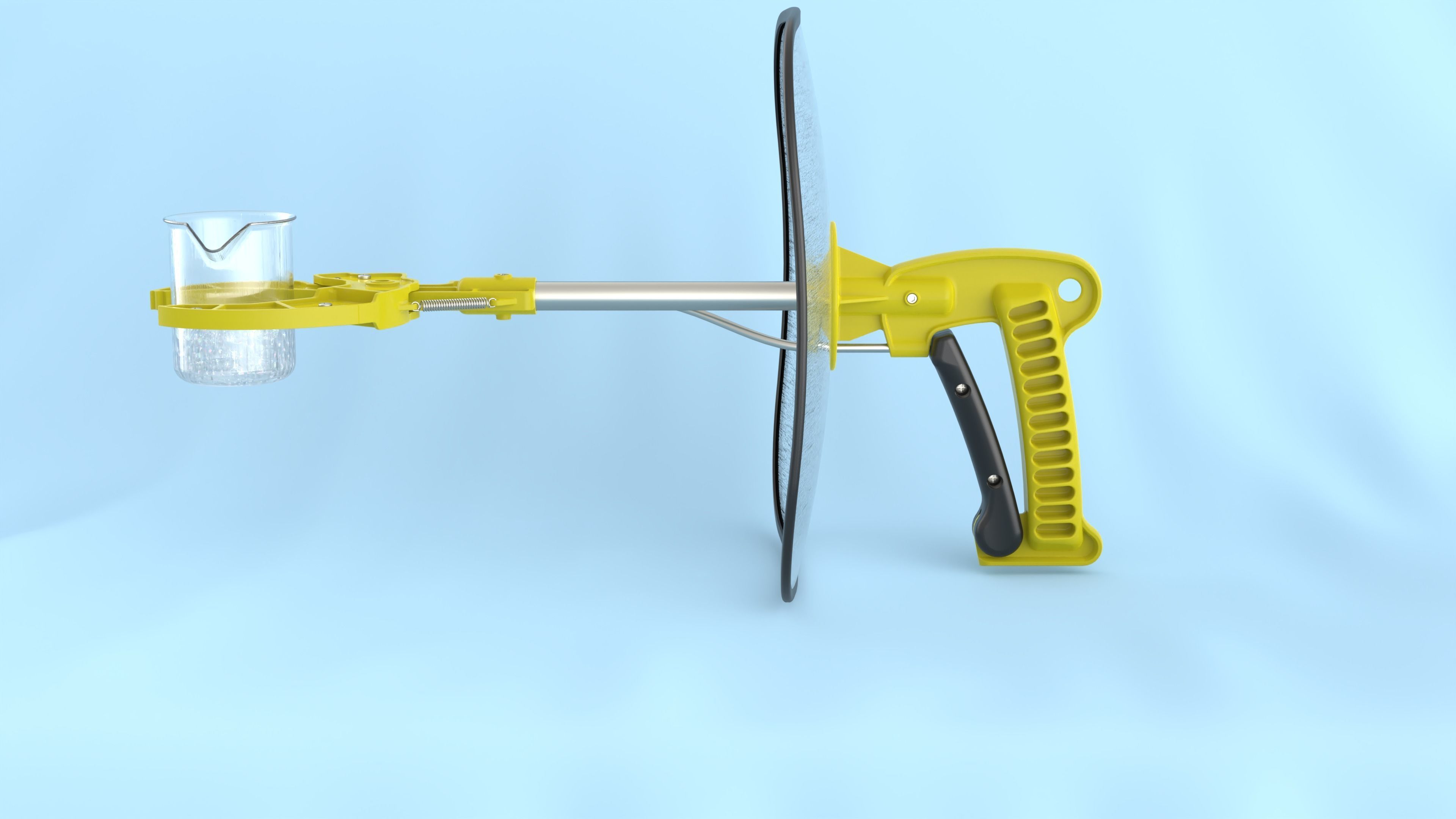 3D model High quality Science Lab Clamps Dense Quad Mesh