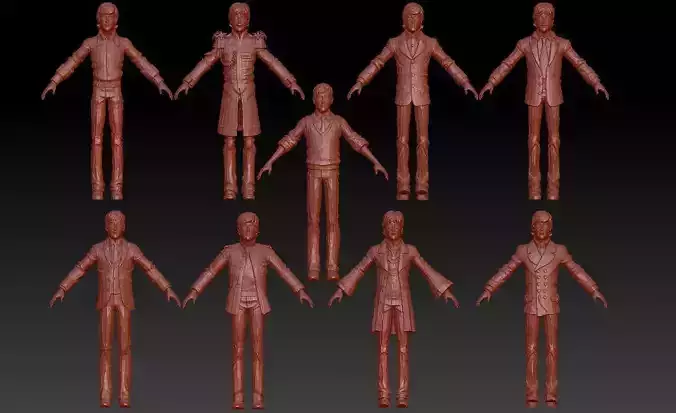 John Lennon Collection 3d model