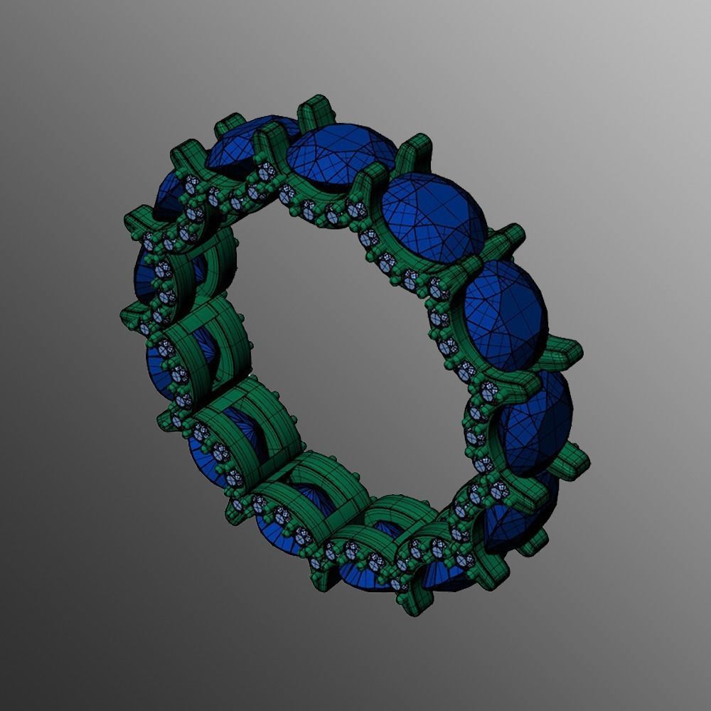 Ring pl27 3D print model_2