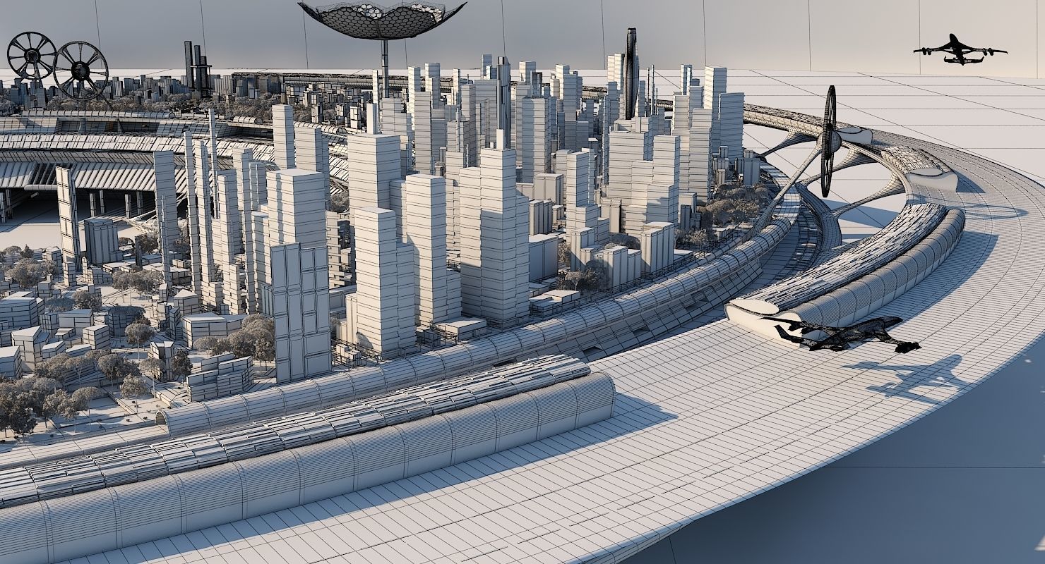 Future City 2020 3D model_11