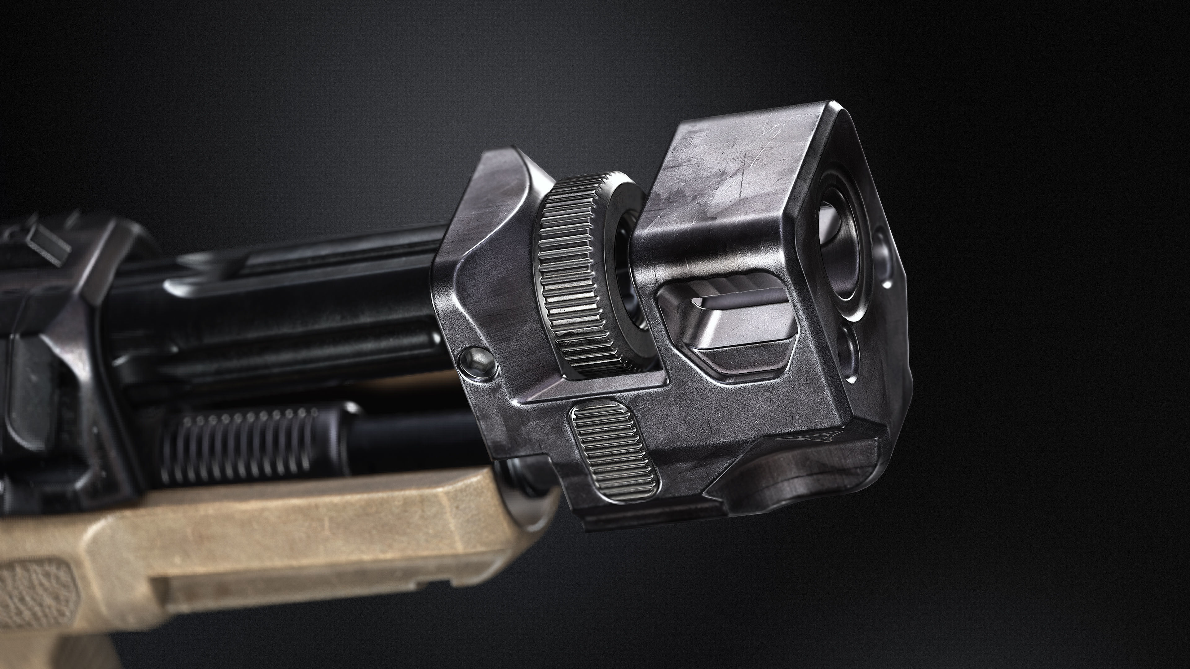 Killer innovations pistol compensator Low-poly 3D model_1
