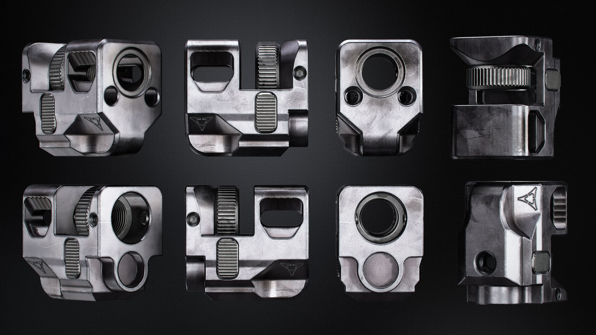 Killer innovations pistol compensator Low-poly 3D model_3