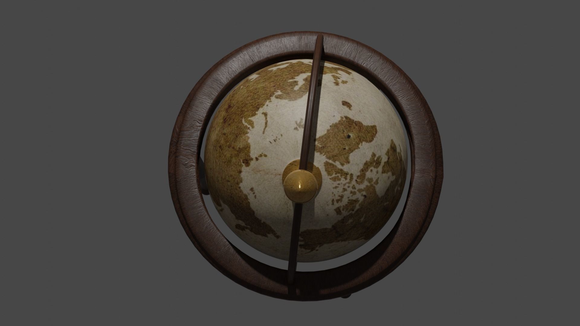 Globe 3D model_2
