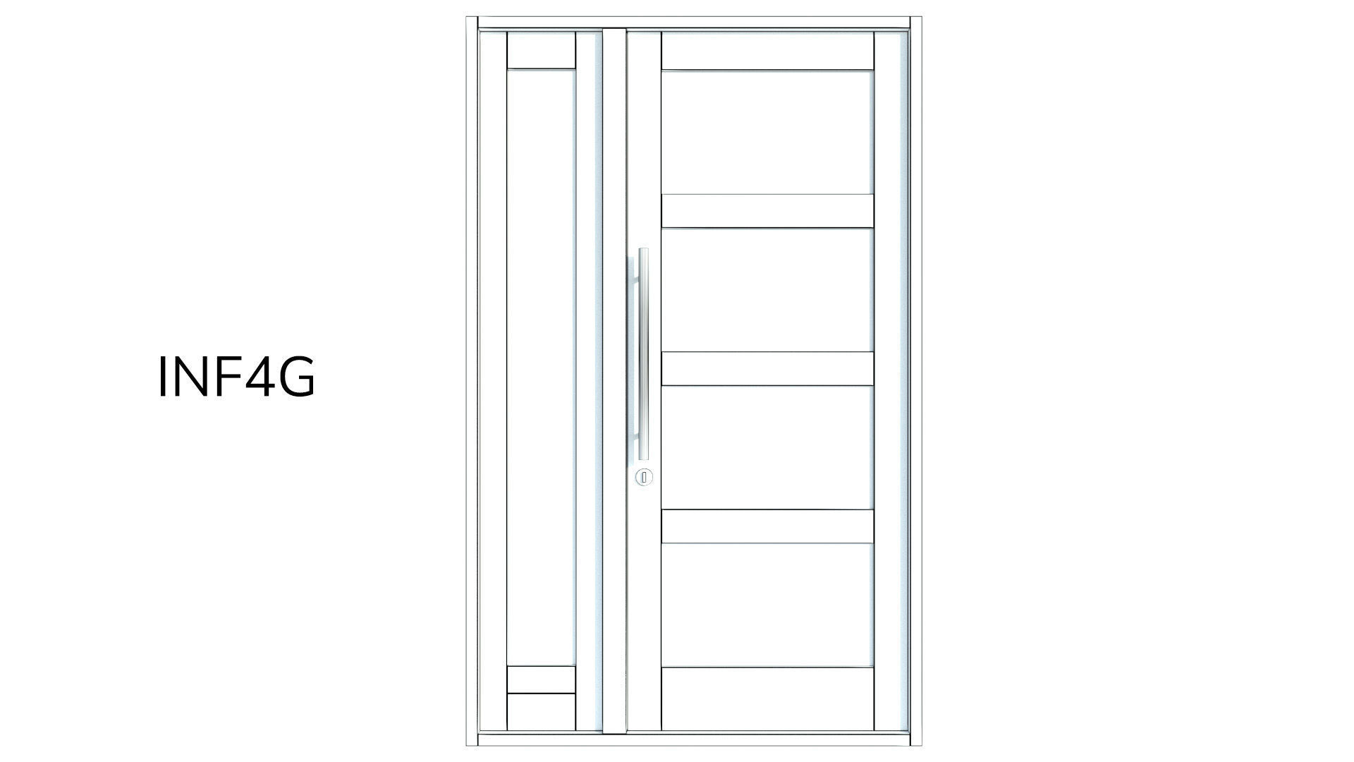 Corinthian Doors - Infinity Range Low-poly 3D model_20
