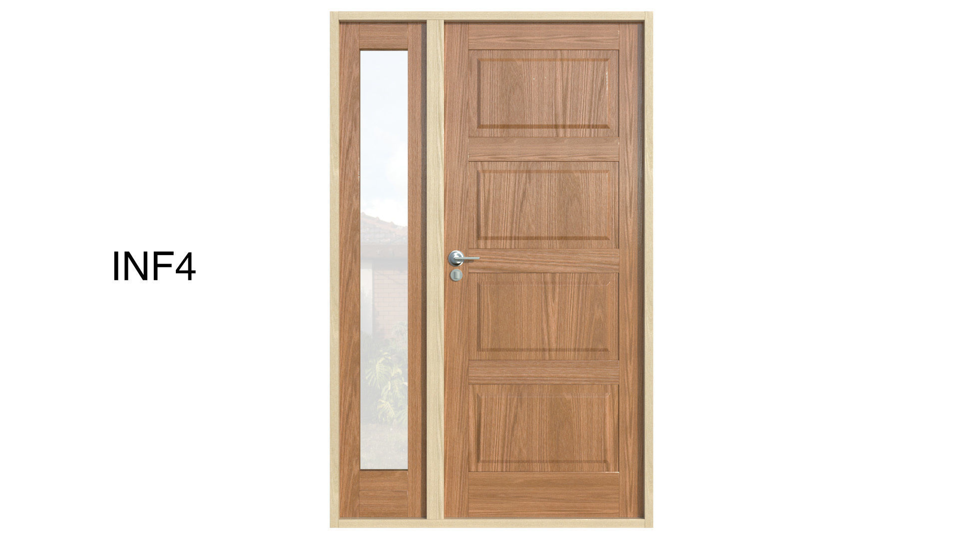 Corinthian Doors - Infinity Range Low-poly 3D model_2