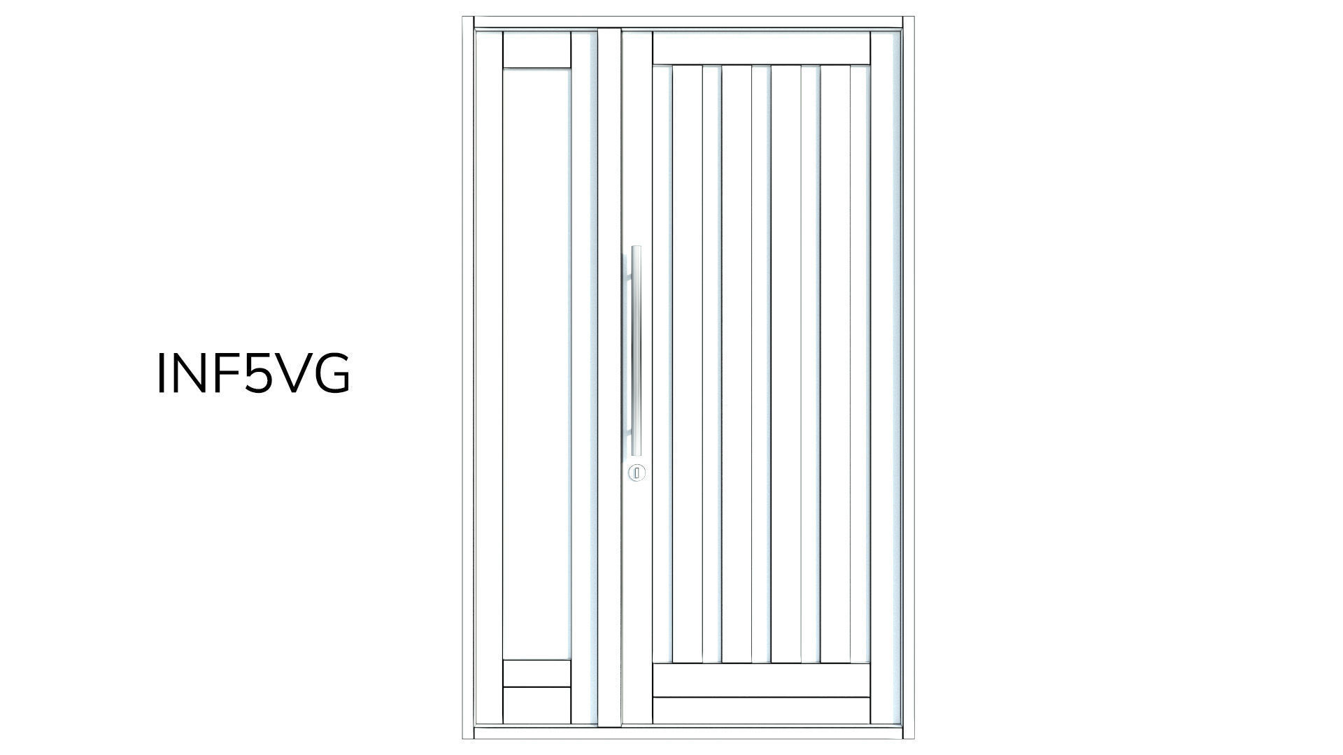 Corinthian Doors - Infinity Range Low-poly 3D model_19