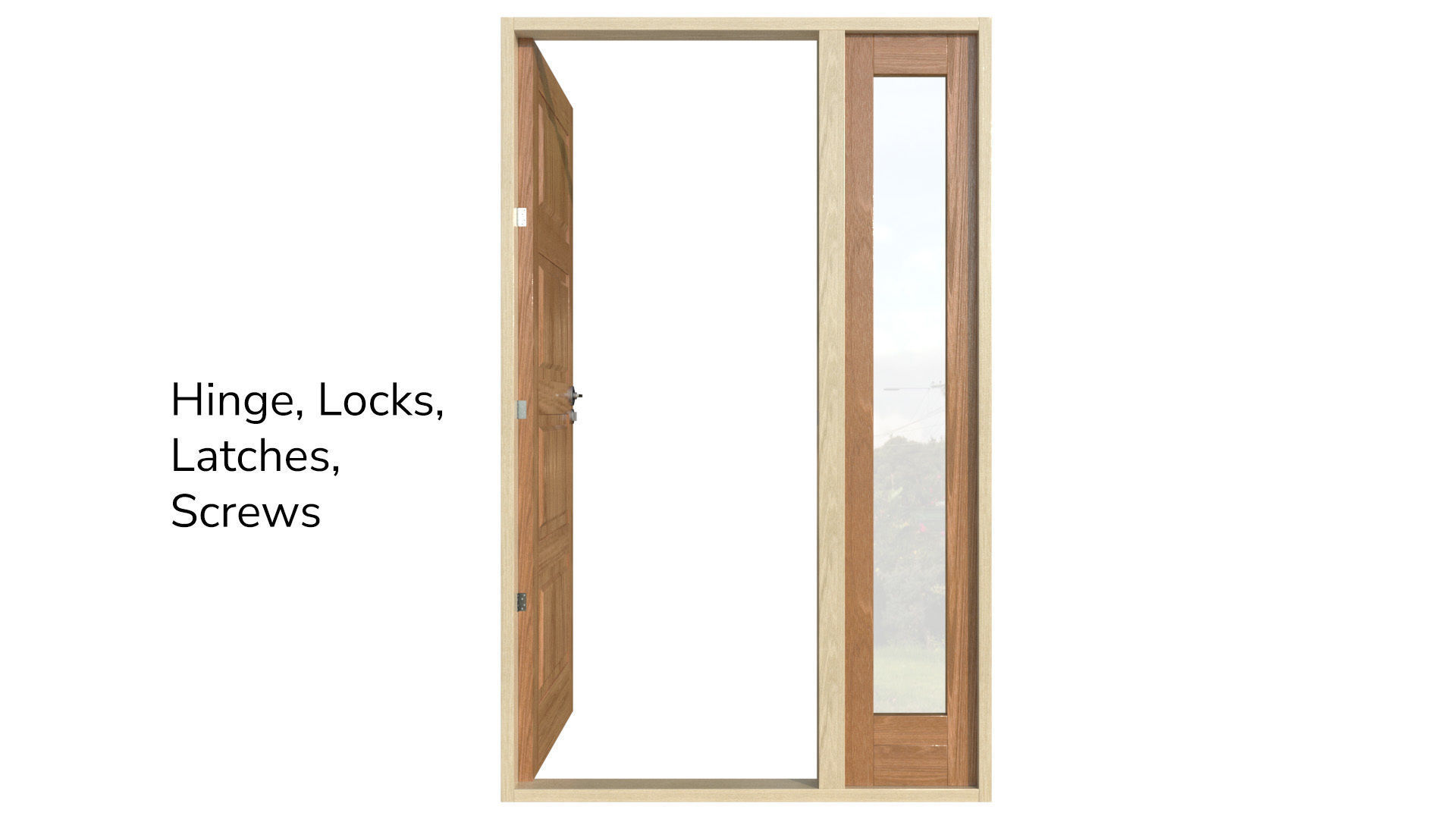 Corinthian Doors - Infinity Range Low-poly 3D model_11