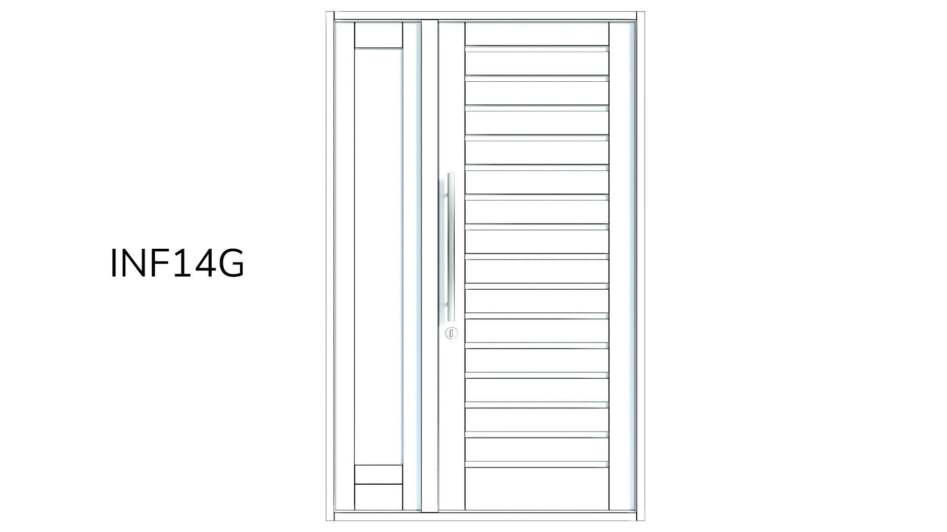 Corinthian Doors - Infinity Range Low-poly 3D model_15