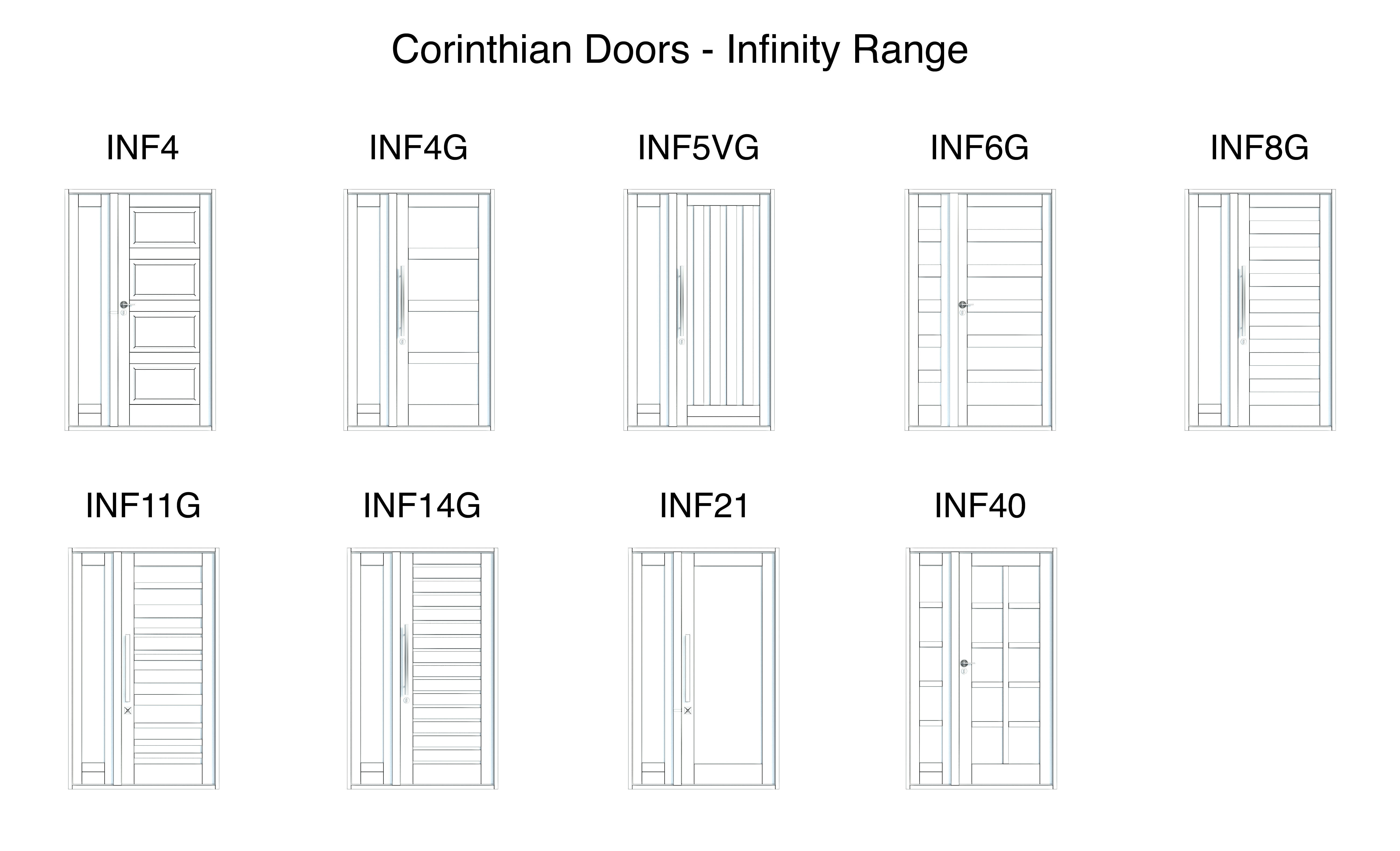 Corinthian Doors - Infinity Range Low-poly 3D model_22