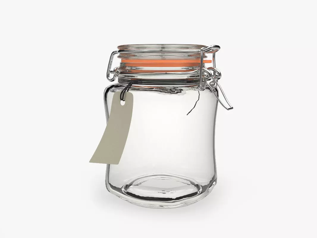 Glass Jar 3D model