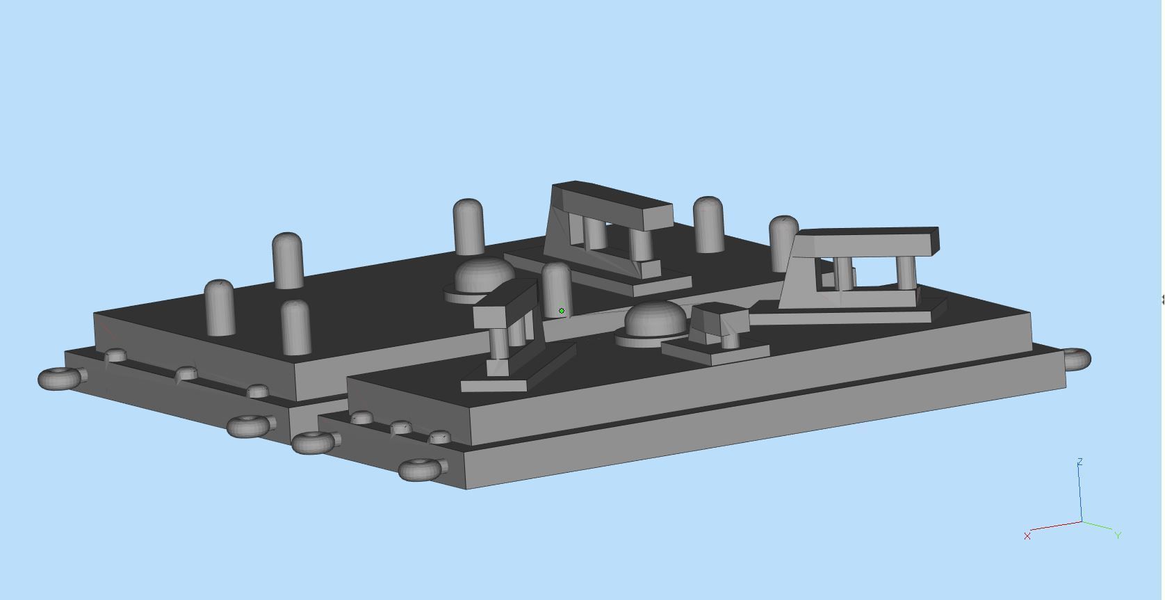 Train Control HO Norfolk Southern PTC antenna printable 3D file  3D print model_10