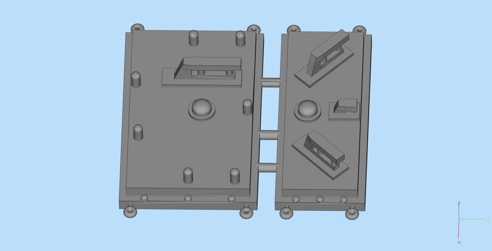 Train Control HO Norfolk Southern PTC antenna printable 3D file  3D print model_4
