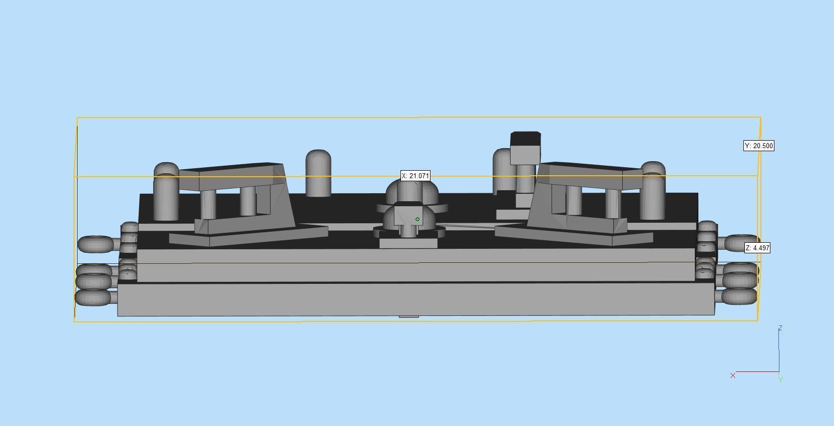 Train Control HO Norfolk Southern PTC antenna printable 3D file  3D print model_8