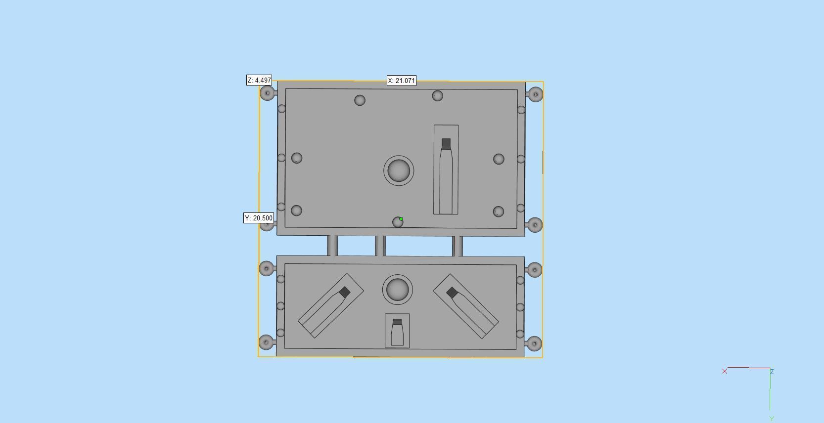 Train Control HO Norfolk Southern PTC antenna printable 3D file  3D print model_7
