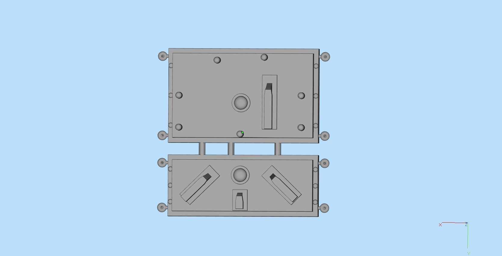 Train Control HO Norfolk Southern PTC antenna printable 3D file  3D print model_6