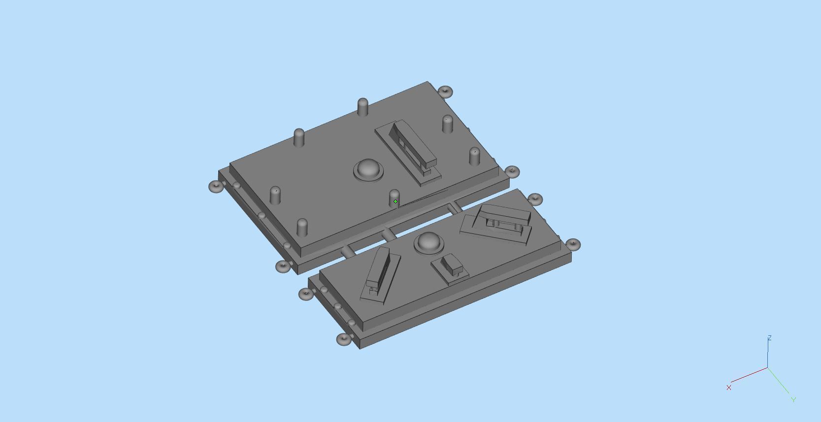 Train Control HO Norfolk Southern PTC antenna printable 3D file  3D print model_5