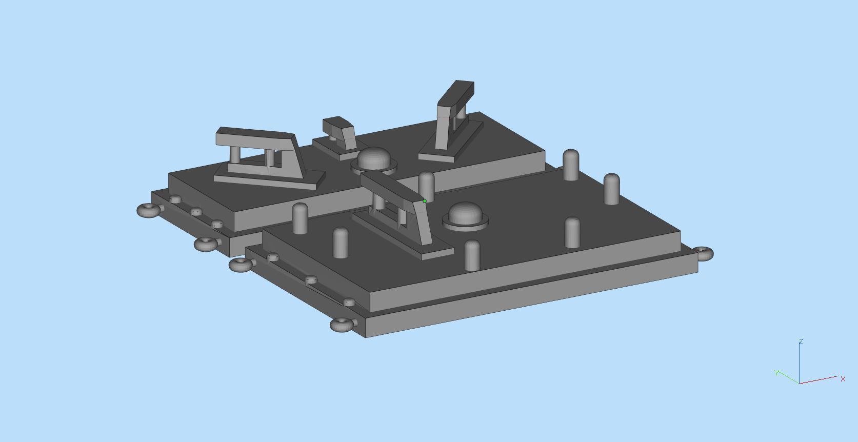 Train Control HO Norfolk Southern PTC antenna printable 3D file  3D print model_1