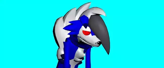 Blue lycanroc midnight