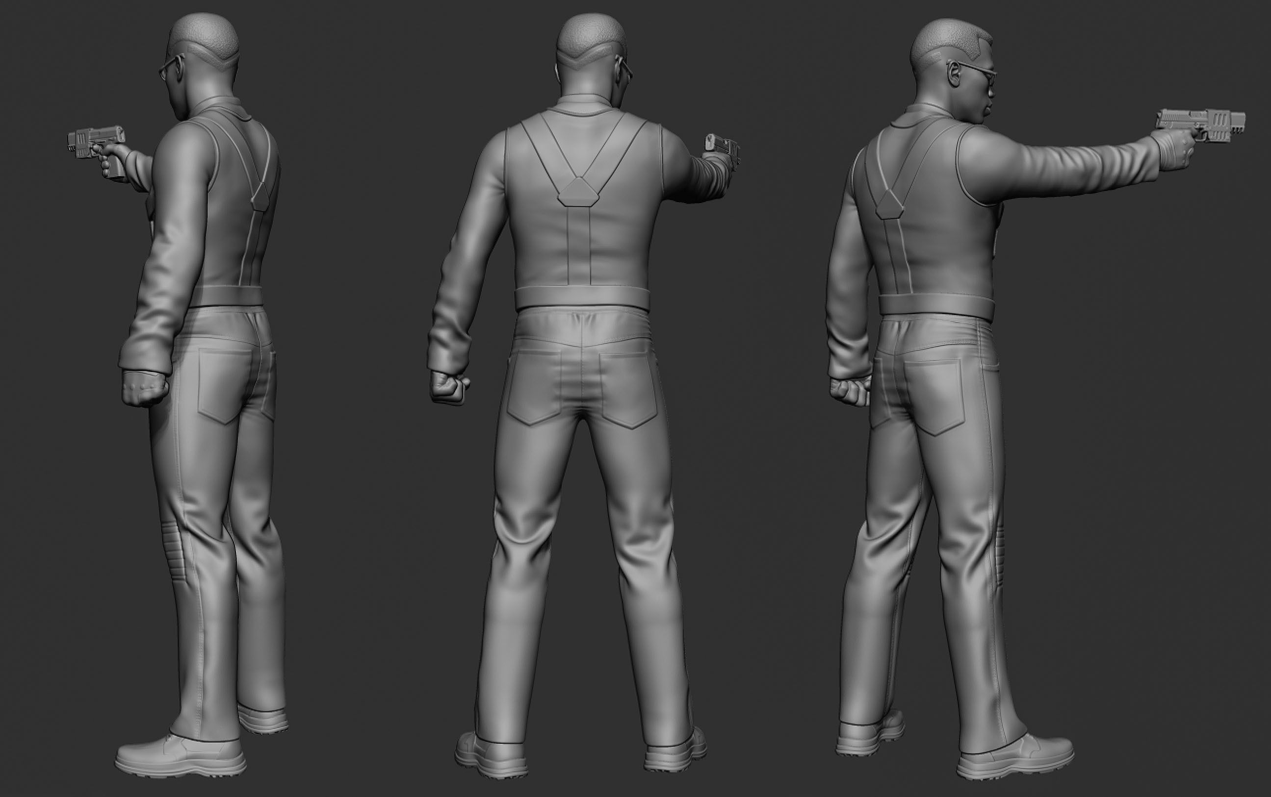 Blade Trinity 3D print model_3