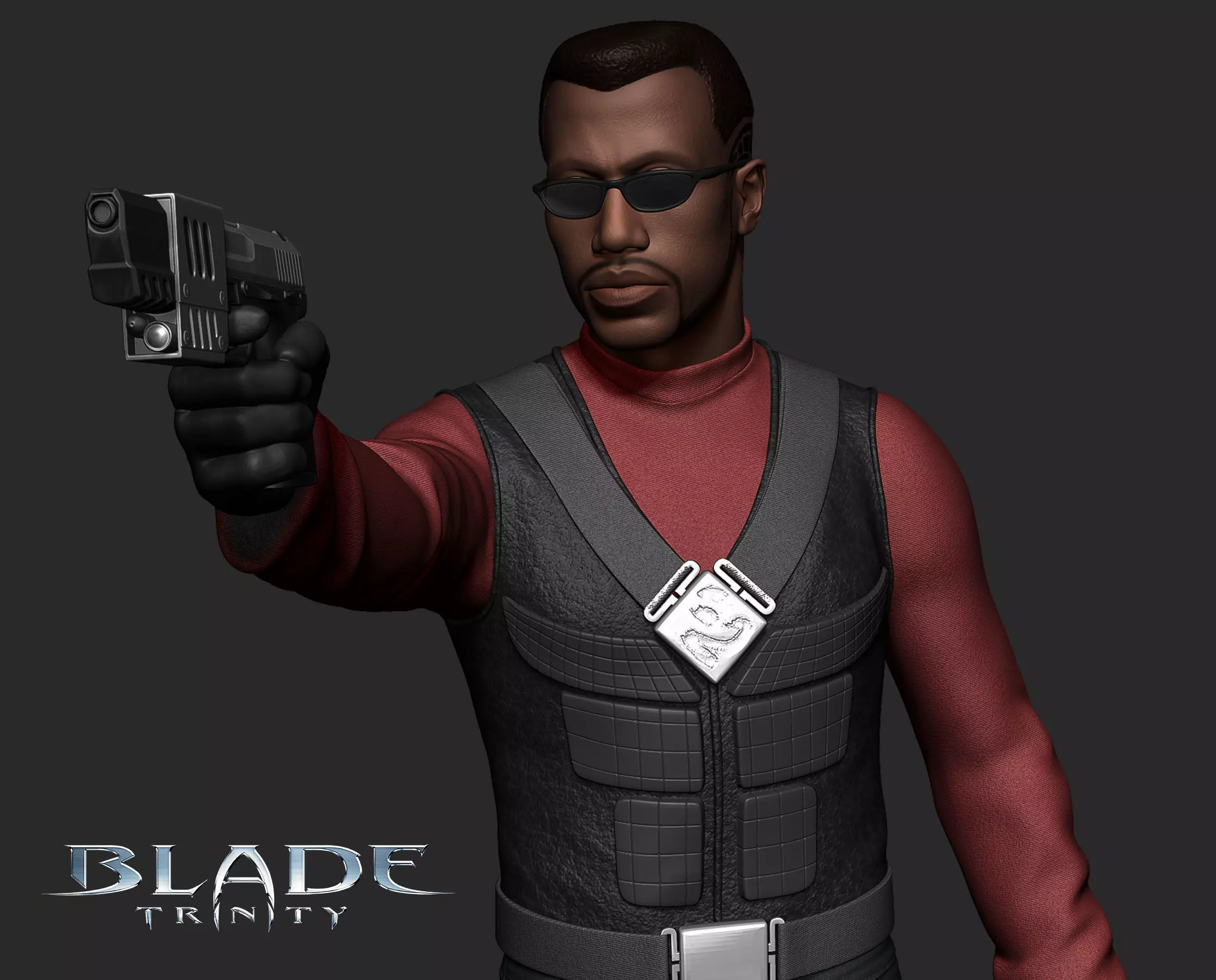 Blade Trinity 3D print model_0