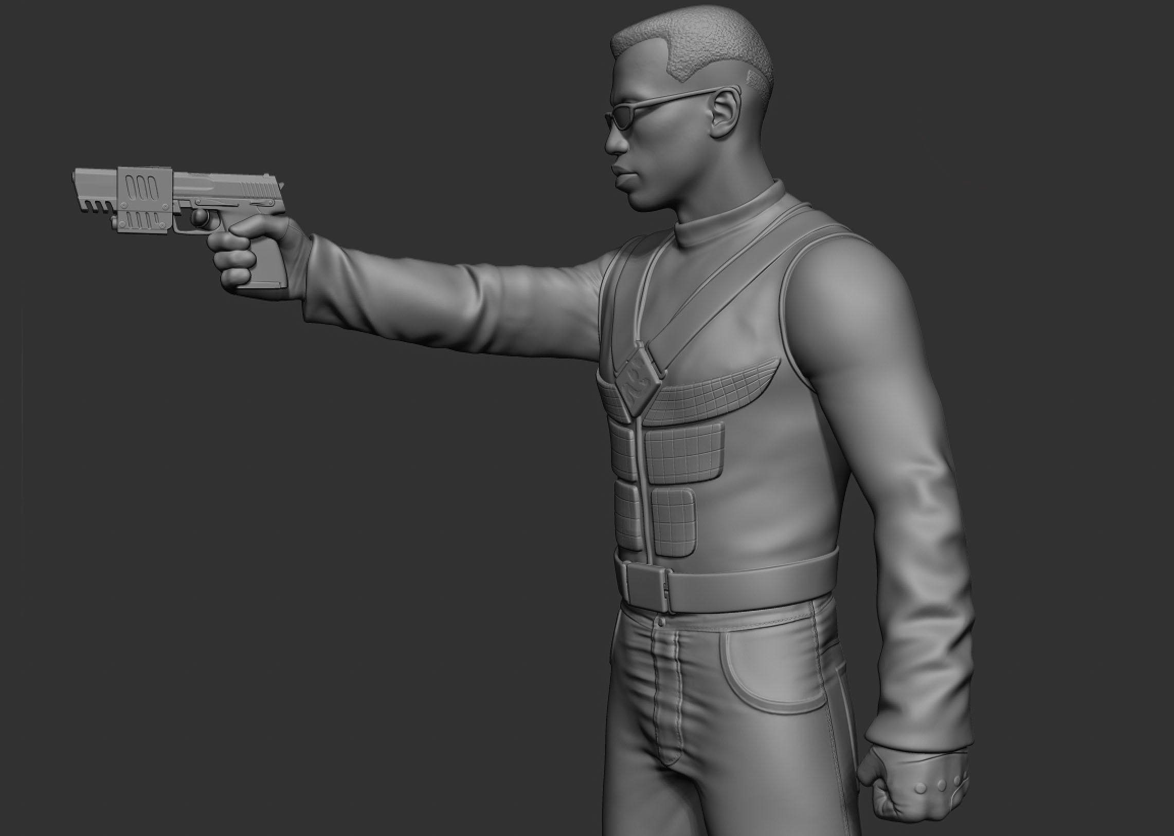 Blade Trinity 3D print model_10