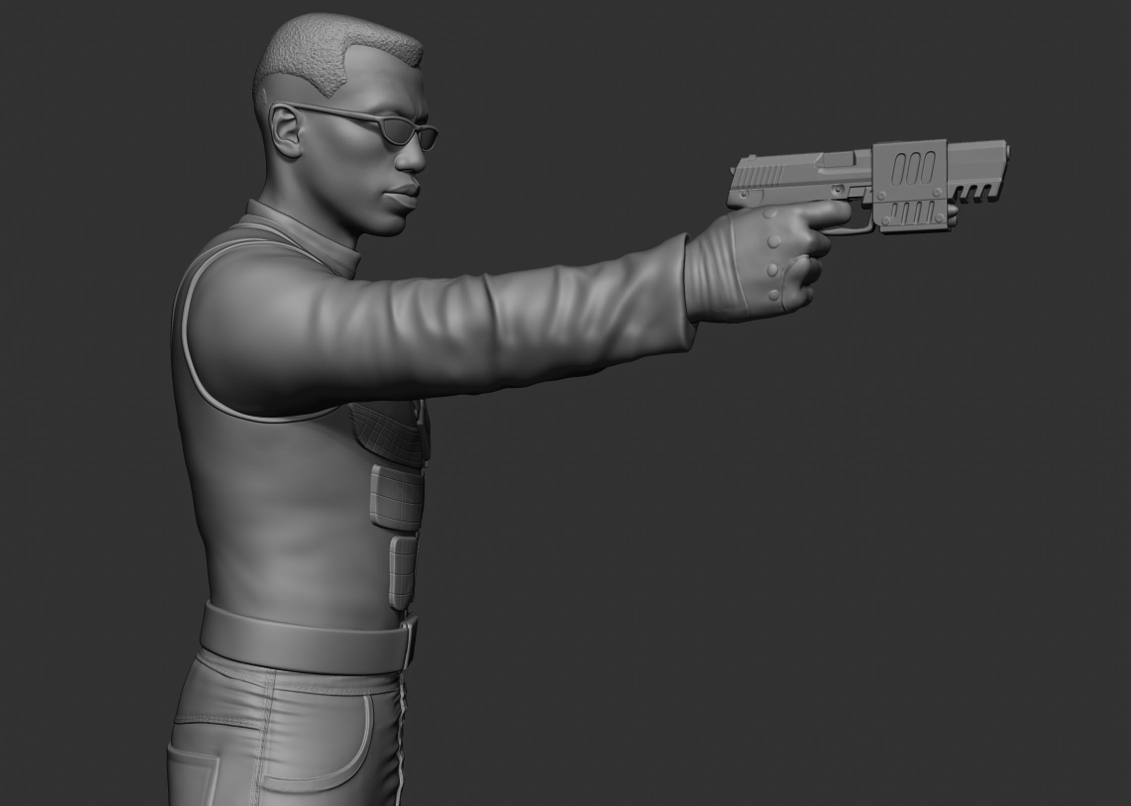 Blade Trinity 3D print model_12