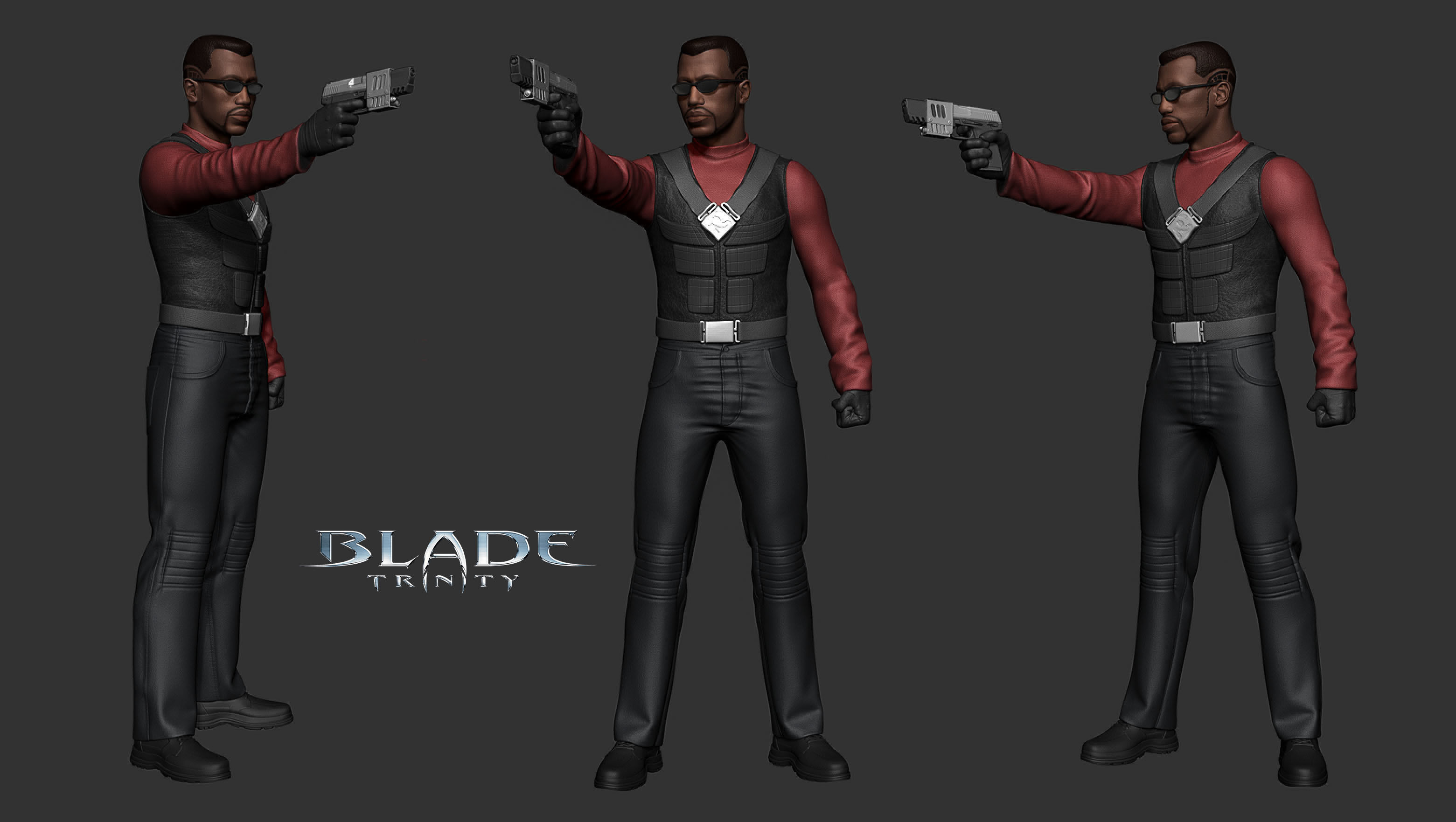 Blade Trinity 3D print model_1